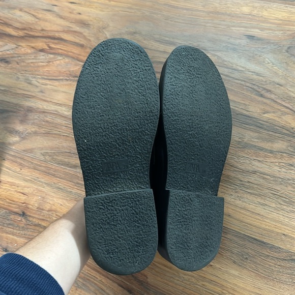 ZARA leather loafers sz 8.5 - Picture 4 of 6